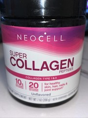 NeoCell Super Collagen Peptides, Collagen Type 1 & 3, Unflavored 7 OZ (200 g)