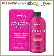 Zena Liquid Collagen + Biotin, 30 Fluid Ounces