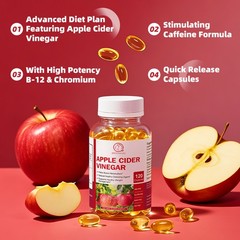 Apple Cider Vinegar Capsules Suppress Appetite Weight Management Digestive Heal