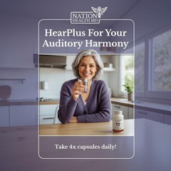 HEAR PLUS – TINNITUS SUPPLEMENT – ADVANCED HEARING FORMULA FOR RINGING EARS