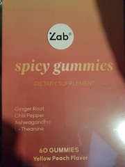 Spicy Gummies Ashwagandha L-Theanine & Caffeine Energy, Calm & Mood Support