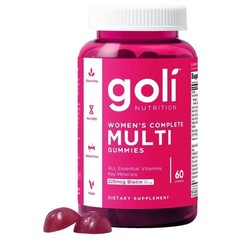 Goli Nutrition Women’s Complete Multi Gummies 60ct Vegan Biotin Multivitamin