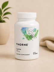 THORNE Lysine 500mg – 60 Capsules – New & Sealed Expires 9/2028 Free Shipping