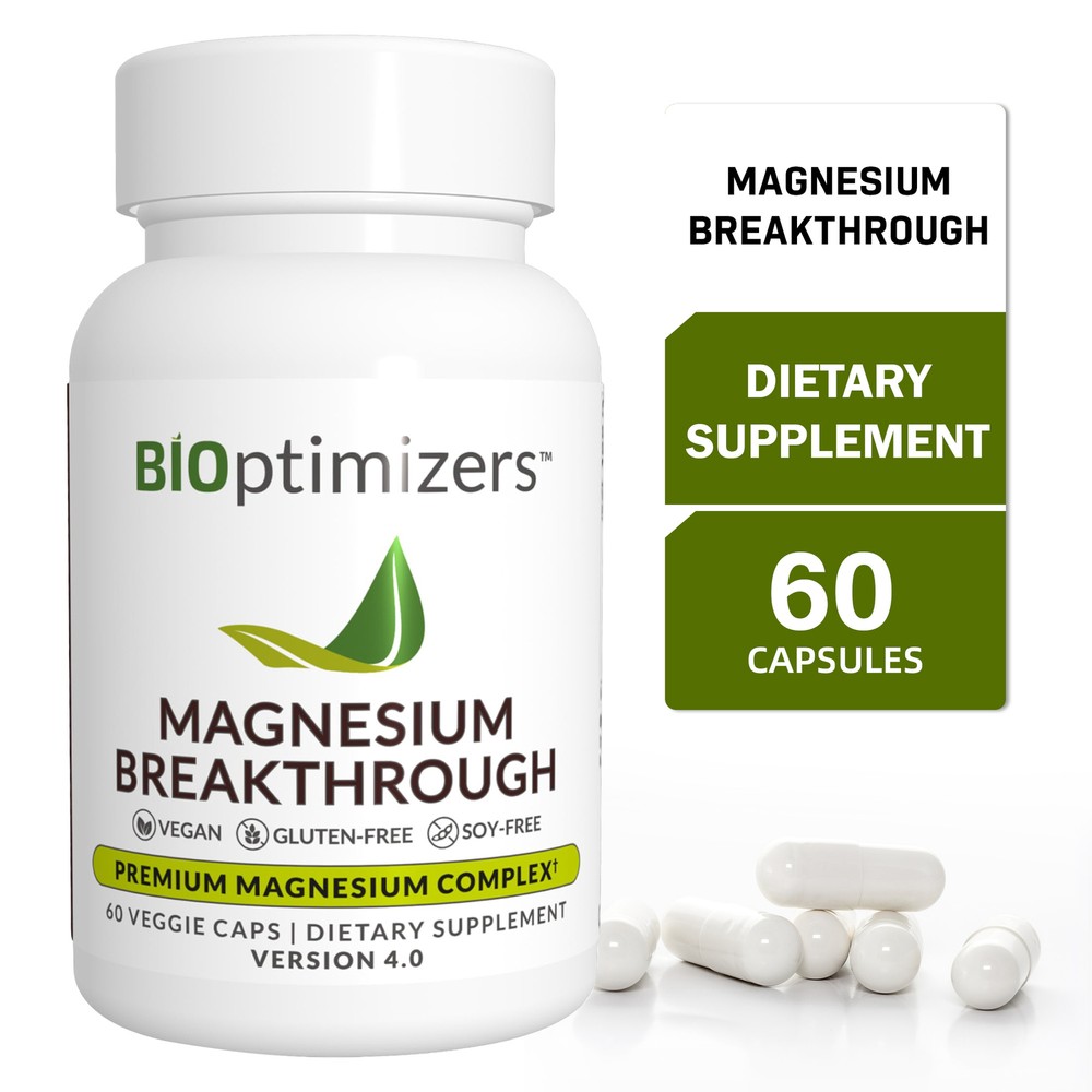 Breakthrough Magnesium BiOptimizers All 7 Essential Forms,for Sleep,Brain Health