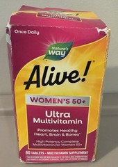 Nature’s Way Alive! Women’S 50+ Ultra Potency Complete Multivitamin, High Potenc