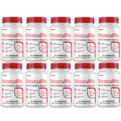 Vasculife Blood Balance, Vasculife Advanced Blood Health (10 Bottles)