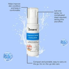 Magnesium Zvoevo Herbal Soothing Spray , Fast – Acting Relief Itching Mist 50ml