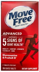 2 Bottles Of Schiff Move Free Advanced Joint Health – 200 Tablets / Bottle