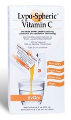 LivOn Labs Lypo-Spheric Vitamin C 1 000 mg 4 box 120 Pkts Exp 4/28 $39.95/Box