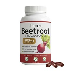 Lemeli Beetroot – 1300mg, Lemeli Beet Root Supplement 60 Capsule Supplement