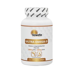 SOWELO OMEGA 3 Softgels ULTRA CONCENTRATED 500mg EPA 250mg DHA