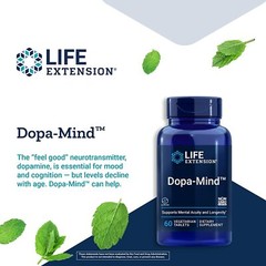 Life Extension Dopa-Mind – Supports Mental Acuity & Longevity 60 Tablets 4 Pack