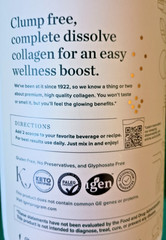 Great Lakes Wellness Collagen Bovine Peptides Powder for Skin Hair Nails 10 oz