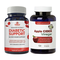 Diabetic Support Glucose Balance & Apple Cider Vinegar Weight Management 60 Caps