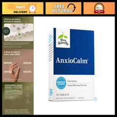 Fast-Acting Calm & Relaxation Support – 75 Tablets – Non-Drowsy Anxiety Relief