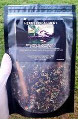 Elderberry Syrup Kit – Makes 32oz – Organic Ingredients – Comes with Brewing Bag