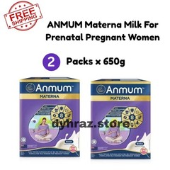 2 X Anmum Materna 650g Milk For Pregnant Woman Original Flavour Fast Shipping