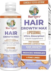 1 Bottle Mary New Ruth’s Women’s Hair Growth MAX Lipsomal With Lustriva