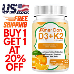Vitamin D3 K2 Supplement – 5000iu of Vegan D3 & 200mcg of Vitamin K2 as MK7