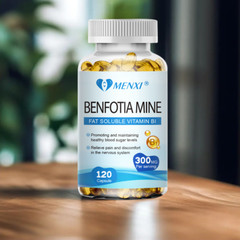 Benfotiamine 300mg (240 Vegetarian Capsules) Vitamin B1 – Gluten Free – Non GMO