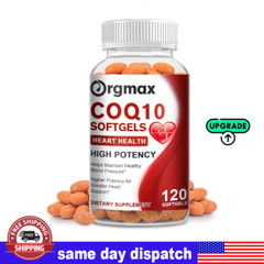 CoQ10 200mg Softgels – Heart Health, Antioxidant & Energy Support, 120ct