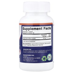 Lithium Orotate, 20 mg, 90 Vegetable Capsules