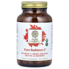 The Synergy Company Pure Radiance C 90 Veggie Caps Dairy-Free, Gluten-Free,