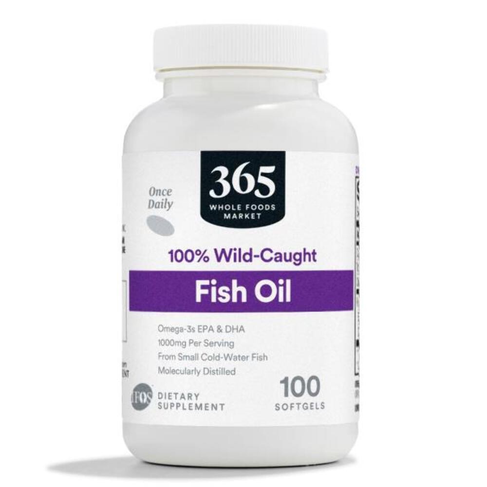 8/26 365 by Whole Foods Market, Oil Fish 1000 Mg, 100 Softgels