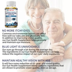 （2Packs） Eye Health Vitamins & Mineral Supplement, Contains Lutein & Zeaxanthin