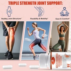 Glucosamine Chondroitin Turmeric MSM 60 Capsules Joint Support