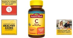 ImmuneBoost 500mg Vitamin C Caplets with Rose Hips – 130-Day Supply