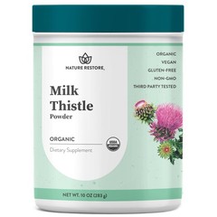 Nature Restore USDA Certified Organic Milk Thistle Seed Powder, 10 Ounces, Pa…