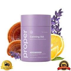 Proper, The Lavenders Calming Aid. Magnesium Supplement with GABA PACK OF 02 USA