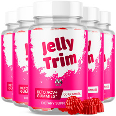 (5 Pack) Jelly Trim ACV Keto Gummys Advance Vitamin Max Supplement 300 Gummies