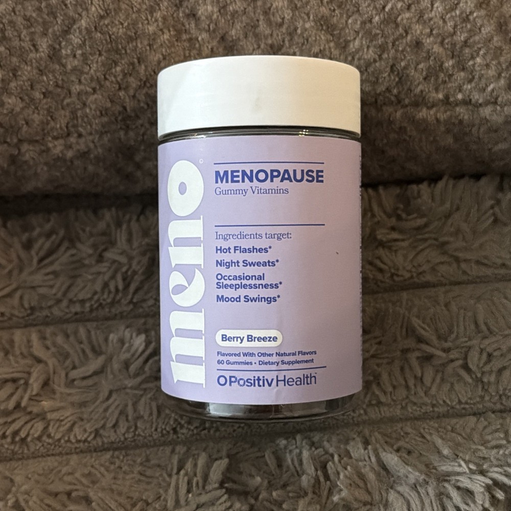 OPositiv Health MENO Menopause Gummy Vitamins 60 Vegan Gummies New – Exp 12/26