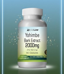Yohimbine Bark Extract Capsules 2000mg Serving , High Strength;;