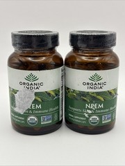 Organic India Neem – Supports Skin & Immune Health – 90 capsules – Exp 12/26