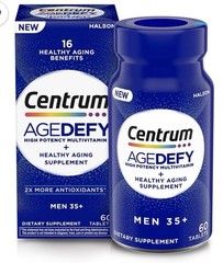 New! Centrum AGE DEFY High Potency Multivitamin for Men 35+ 60 Count..