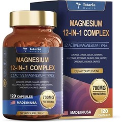 Magnesium 12 in 1 Complex 700mg Glycinate Citrate Malate Taurate Capsules