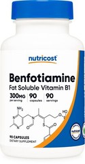 Nutricost Benfotiamine 300mg, 90 Capsules – Gluten Free and Non-GMO