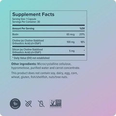 BIOSIL Advanced Hair Nail Growth Supplement 30ct EXP 10/27 FREE SHIPPING