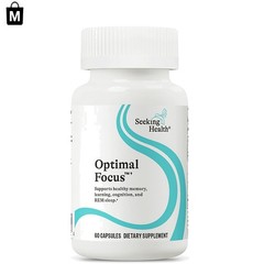 Caffeine-Free & Optimal Focus: Nootropic for Enhanced Memory in 60 Caps