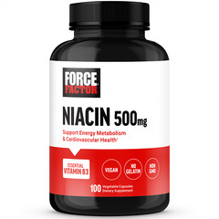 Force Factor, Niacin, 500 mg, 100 Vegetable Capsules