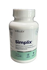 Papillex Simplix Immune Support Red Marine Algae Shiitake Mushrooms 60 Capsules