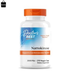 Nattokinase Capsules, Non-GMO, – 270 Count for Cardiovascular Wellness