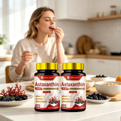 (2 Pack) 16-in-1 Astaxanthin 24mg, 300 Softgels, Eye Skin Brain Antioxidant