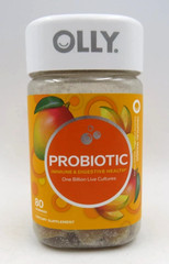 OLLY Probiotic Gummy Immune & Digestive Support – Mango – 80 Count *EXP 07/2026*