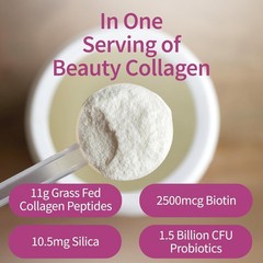 Fresh Strawberry Lemonade Collagen – 11g Hydrolyzed Peptides, Digestive Support