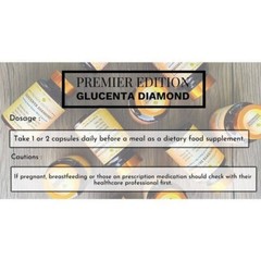 1X Premier Edition Glucenta Diamond Whitening Glowing Softgel (50 Cap) ~Express