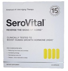 SeroVital Vitamin Capsules (84 Count) EXP:10/28 NEW Sealed DISCONTINUED